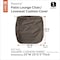 Classic Accessories Ravenna Water-Resistant 25x25x5" Patio Seat Cushion Cover, Dark Taupe 60-419-015101-RT - alternate 7